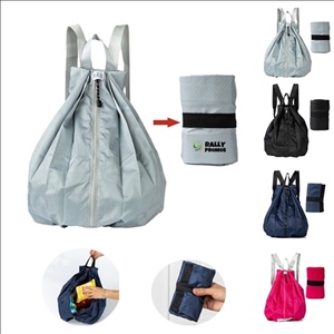 Foldable Water-Resistant Outdoor Shopping Backpack